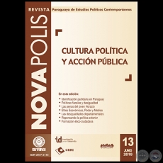 CULTURA POLTICA Y ACCIN PBLICA - NOVAPOLIS - REVISTA DE ESTUDIOS POLTICOS CONTEMPORNEOS N 13 - JUNIO 2018